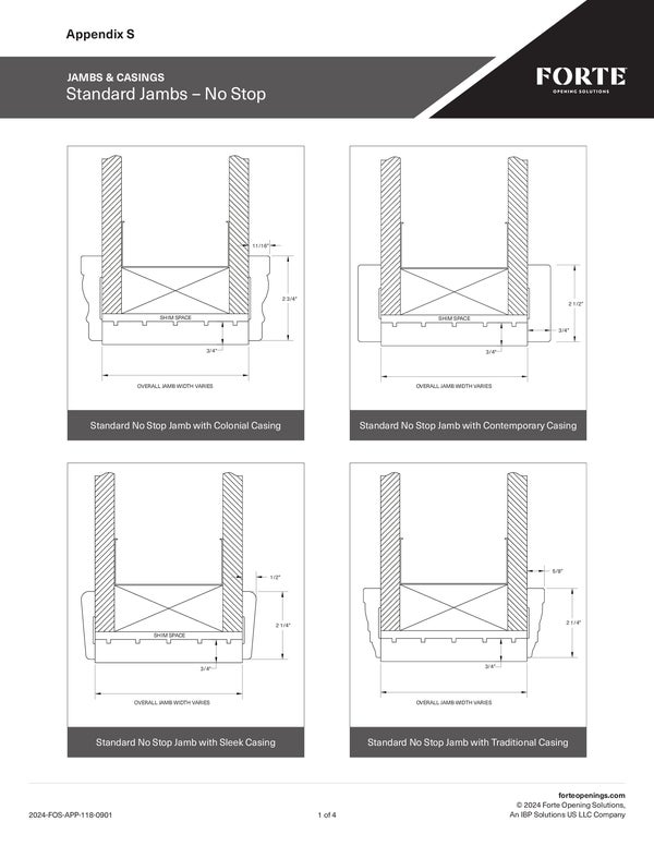 Technical Documents | Forte Opening Solutions