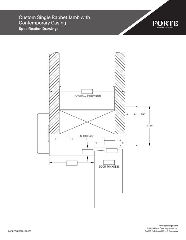 Technical Documents | Forte Opening Solutions