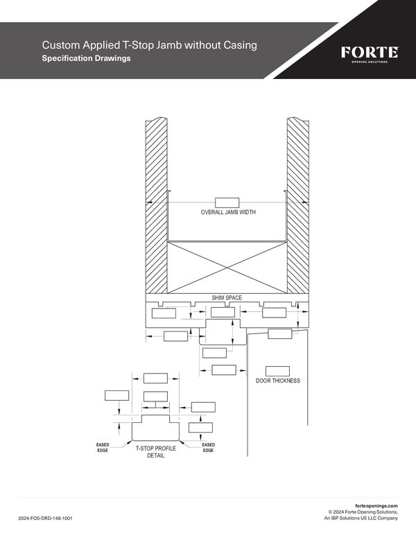 Technical Documents | Forte Opening Solutions