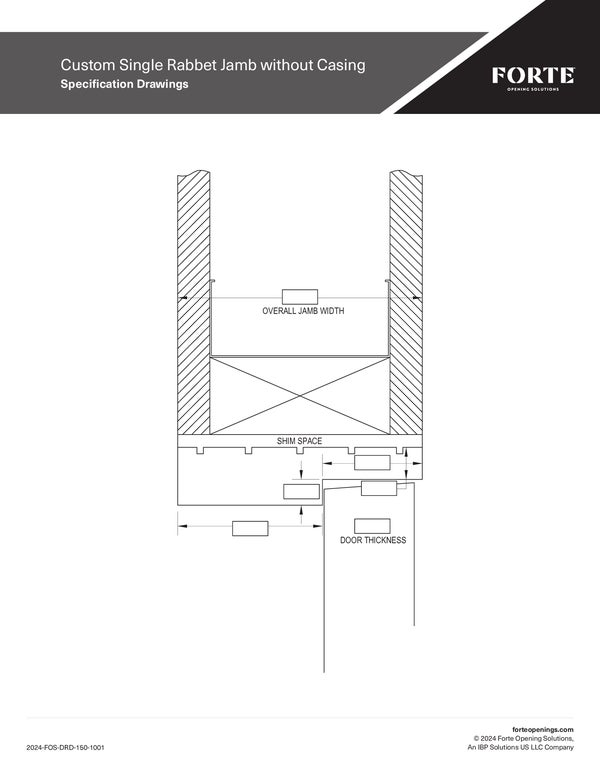 Technical Documents | Forte Opening Solutions