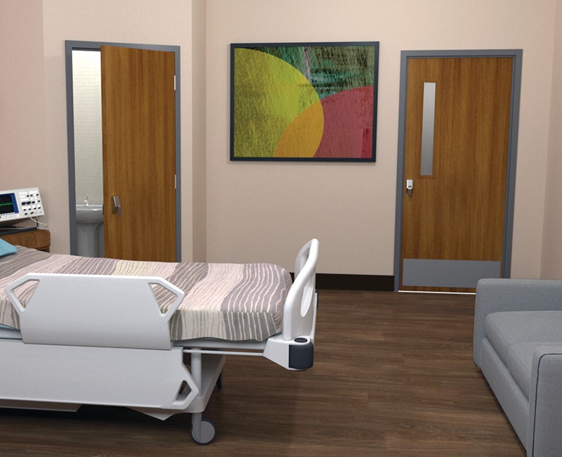 Patient Room Entry Laminate Doors
