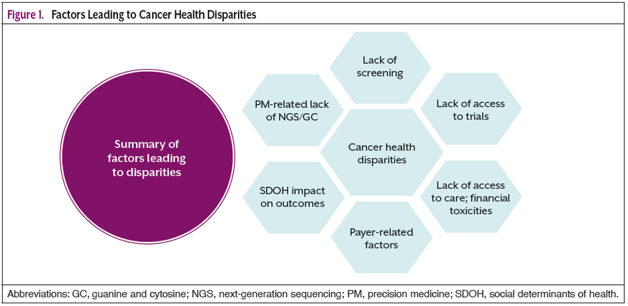 Figure 1. Factors Leading to Cancer Health Disparities