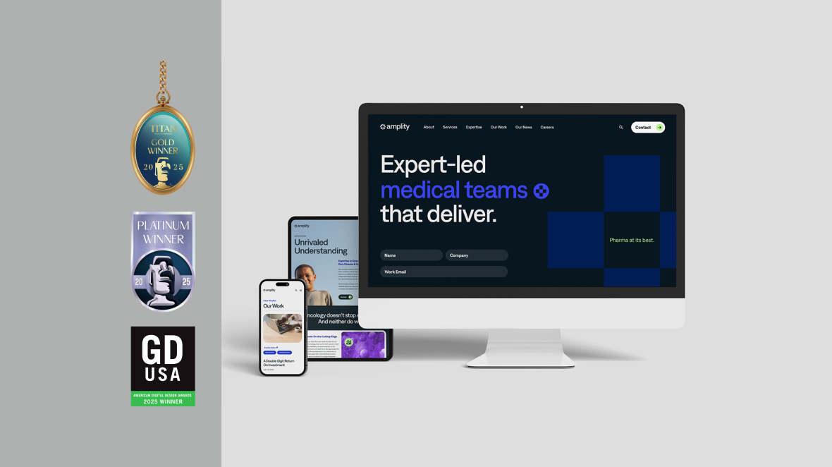 Amplity awards recognition graphic