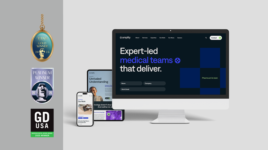 Amplity awards recognition graphic