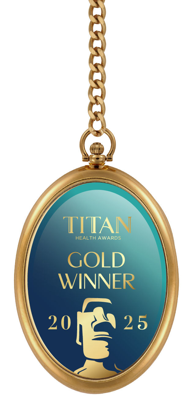 2025 TITAN Gold Winner award badge.&nbsp;
