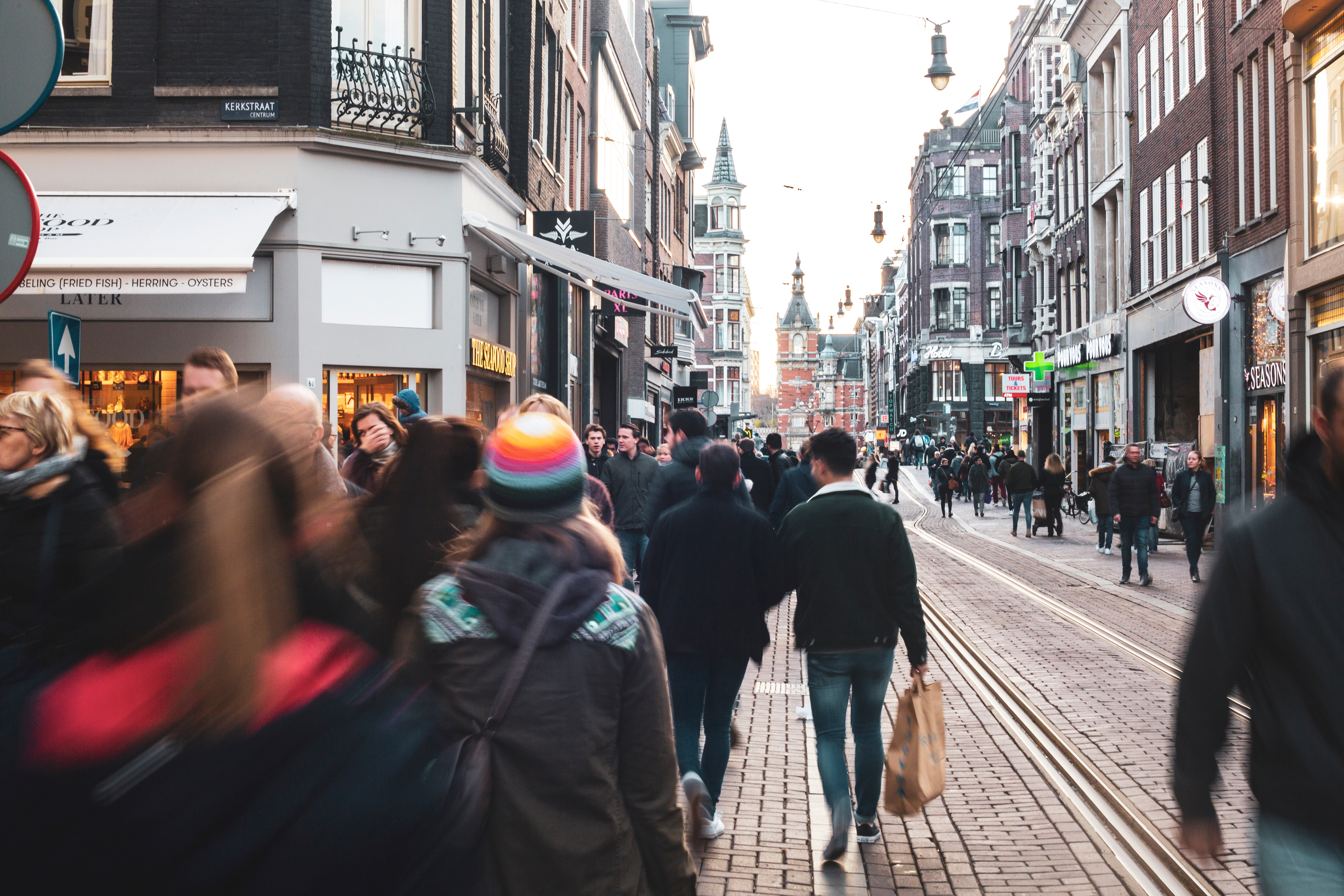 A street view of Amsterdam&nbsp;