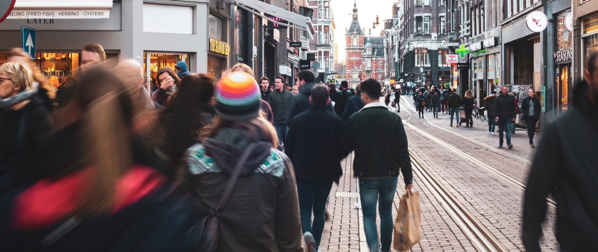 A street view of Amsterdam