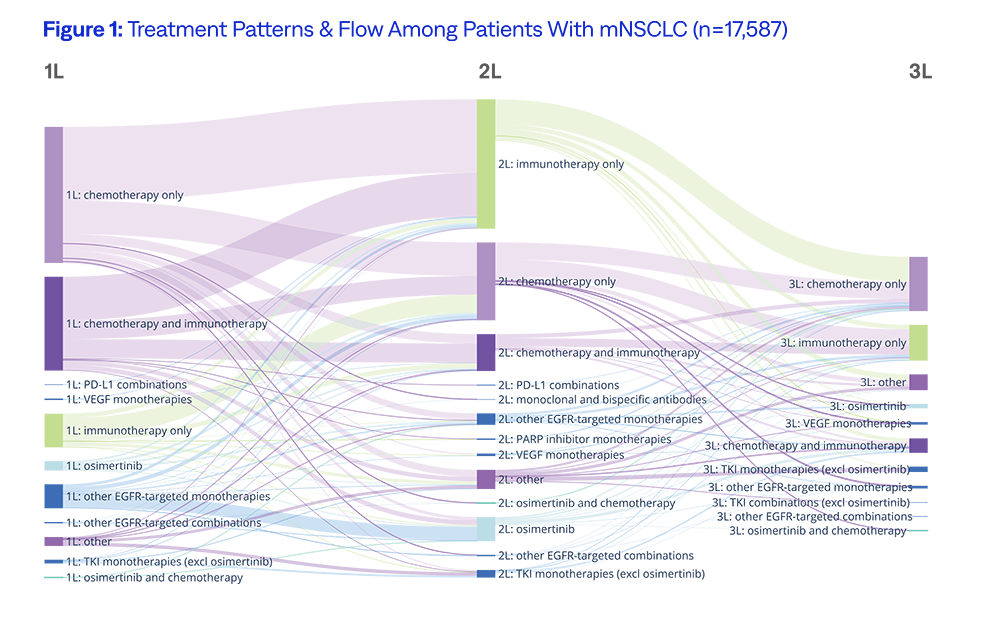 Treatment Patterns & Flow Among Patients With mNSCLC
