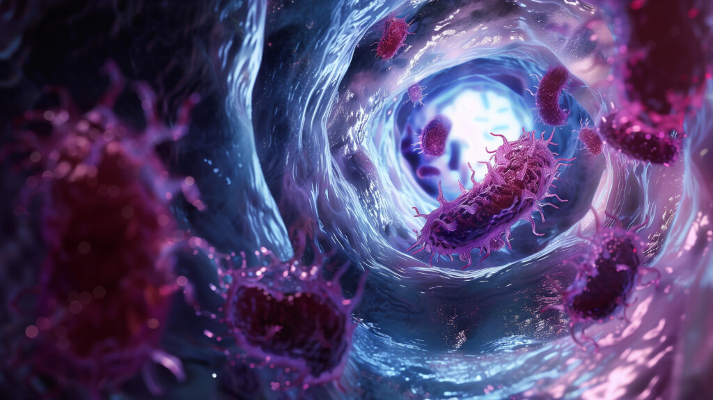 Holographic concept of colon cancer.