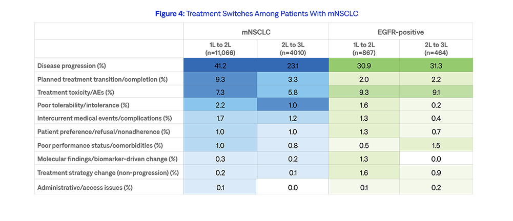 Treatment Switches Among Patients With mNSCLC