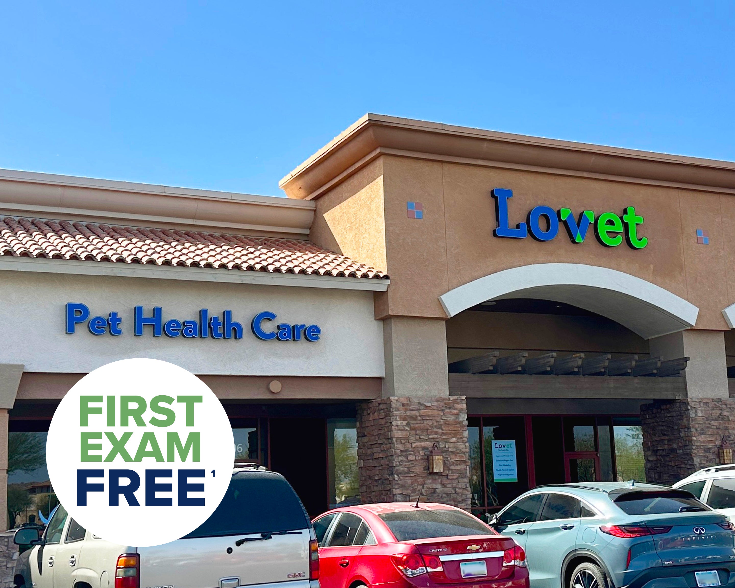 The exterior of Lovet Pet Health Care's Happy Valley location.