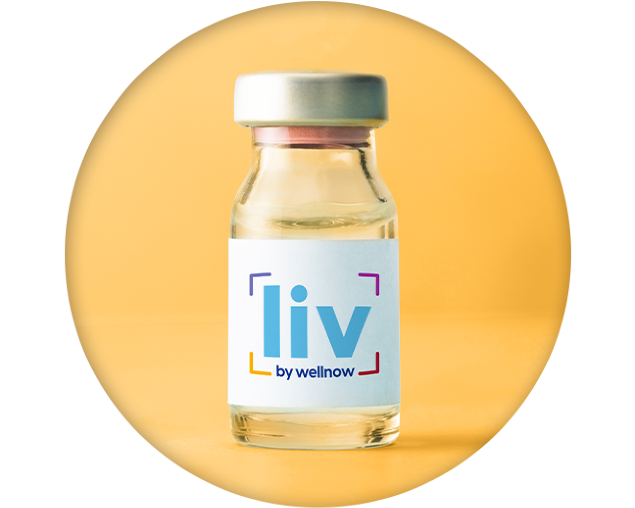 A sample bottle of compounded semaglutide.