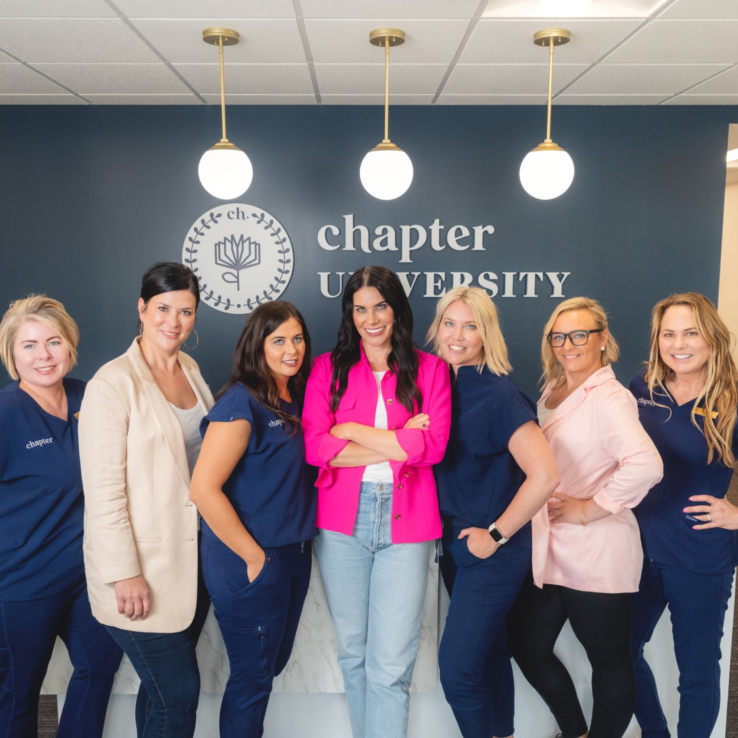 Melissa Rogne, founder a president of Chapter Aesthetic Studio, joins a group of Chapter experts at Chapter University.