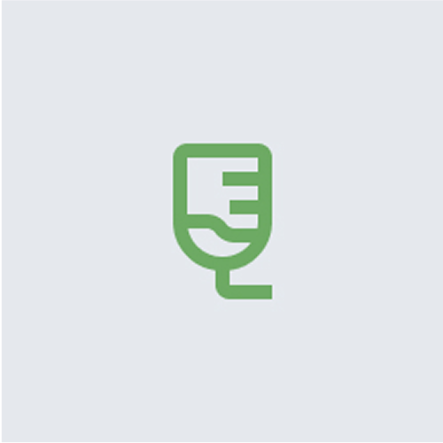 Water bottle graphic element.