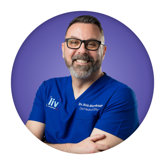 A photo of Doctor Robert Biernbaum, chief medical officer of LIV by WellNow.