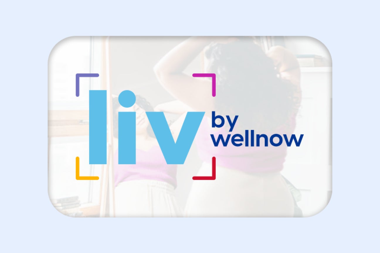 LIV by WellNow logo.