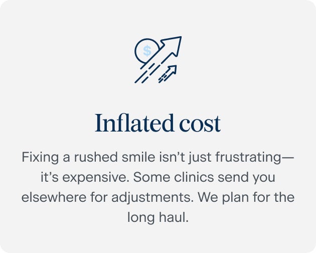 ClearChoice gets it right the first time, saving you from additional costs and avoiding the need for any extra expenses.
