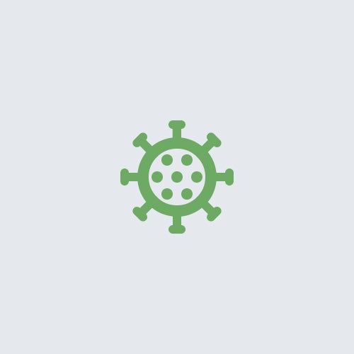 Virus graphic element.