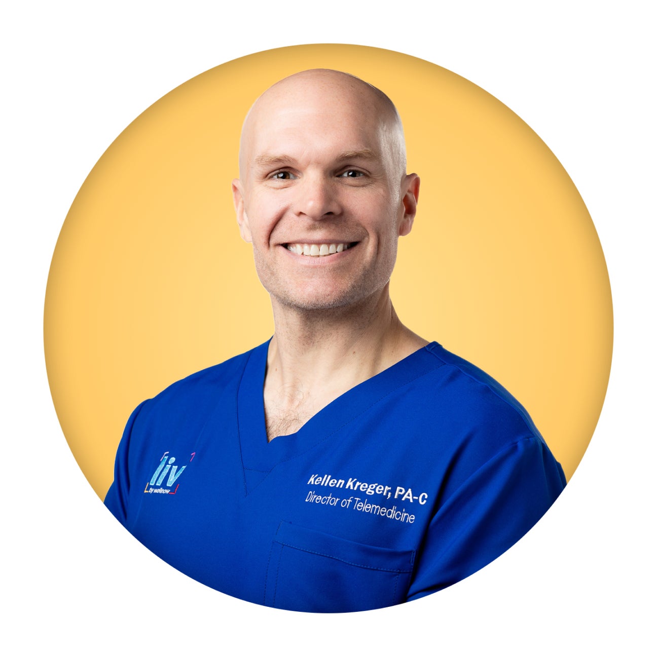 A photo of Kellen Kreger, director of telemedicine at LIV by WellNow.