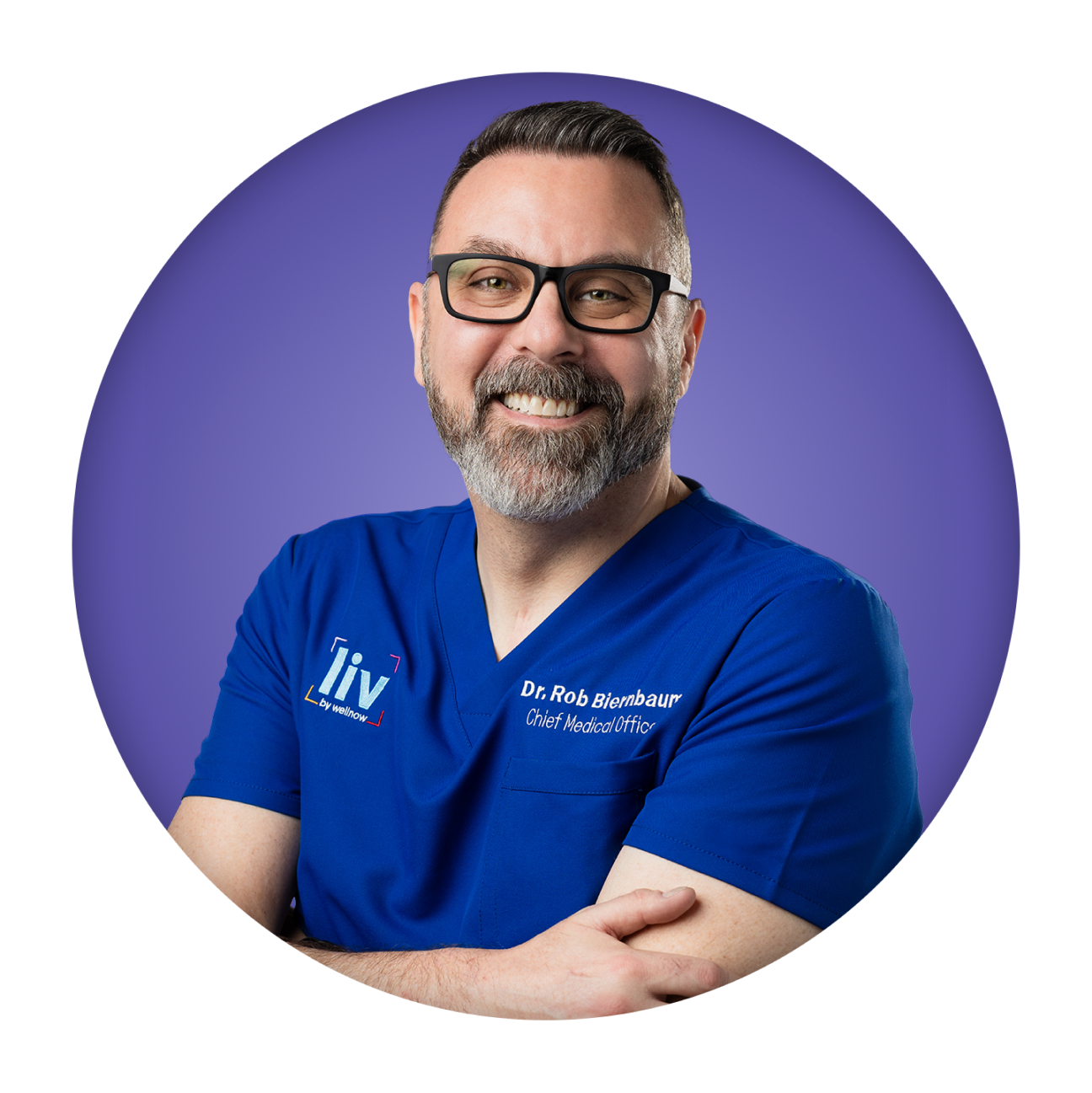 A photo of Doctor Robert Biernbaum, chief medical officer of LIV by WellNow.