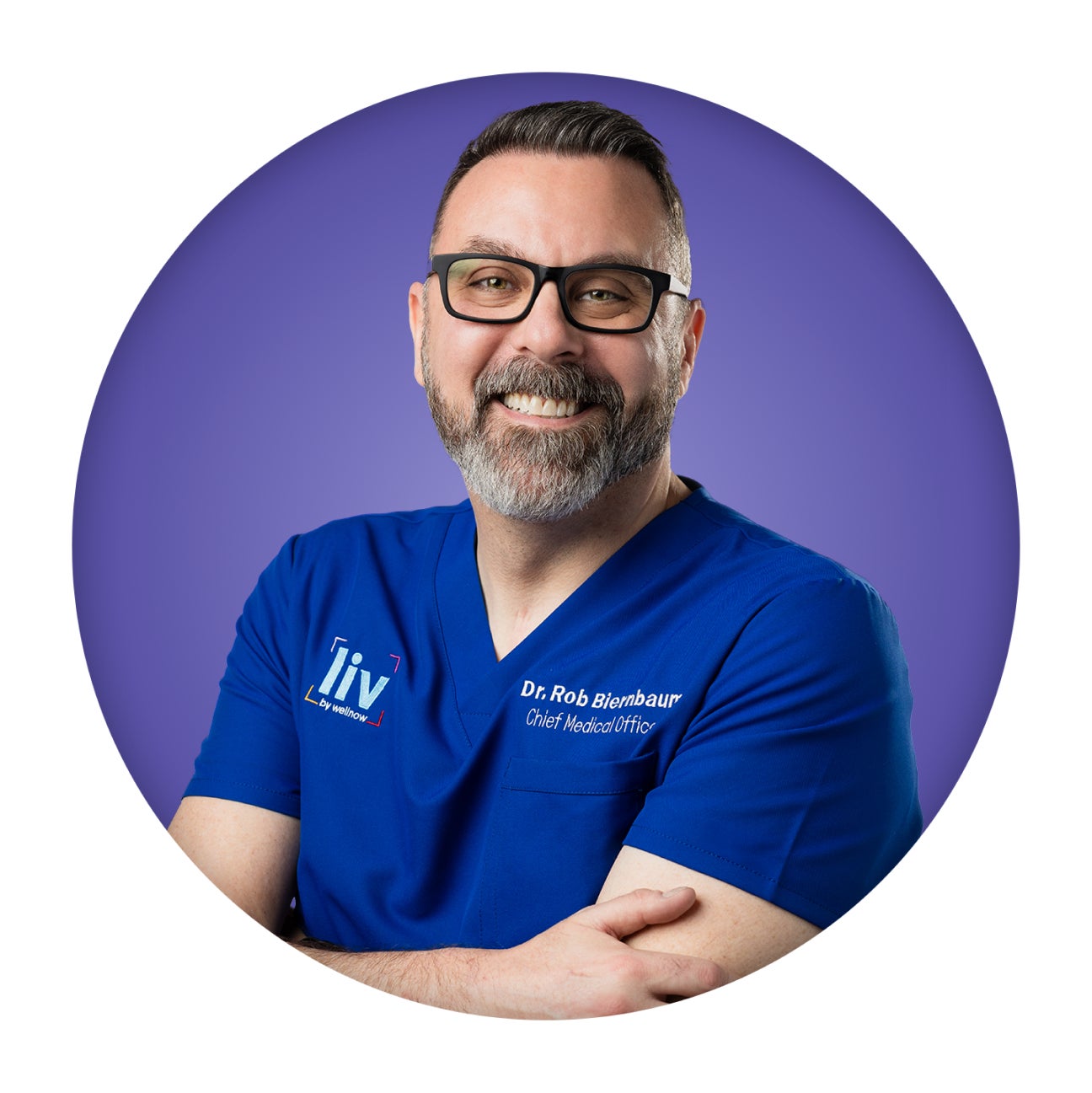 A photo of Doctor Robert Biernbaum, chief medical officer of LIV by WellNow.