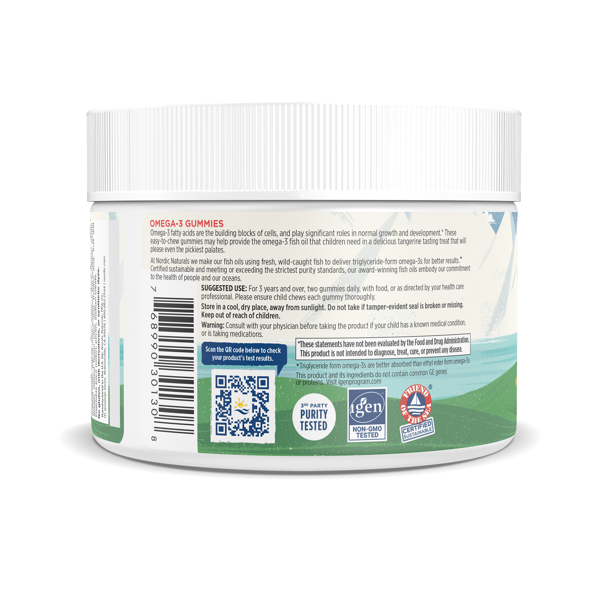 Nordic Omega-3 Gummies for Practitioners | 82 mg Omega-3s | Nordic Pro