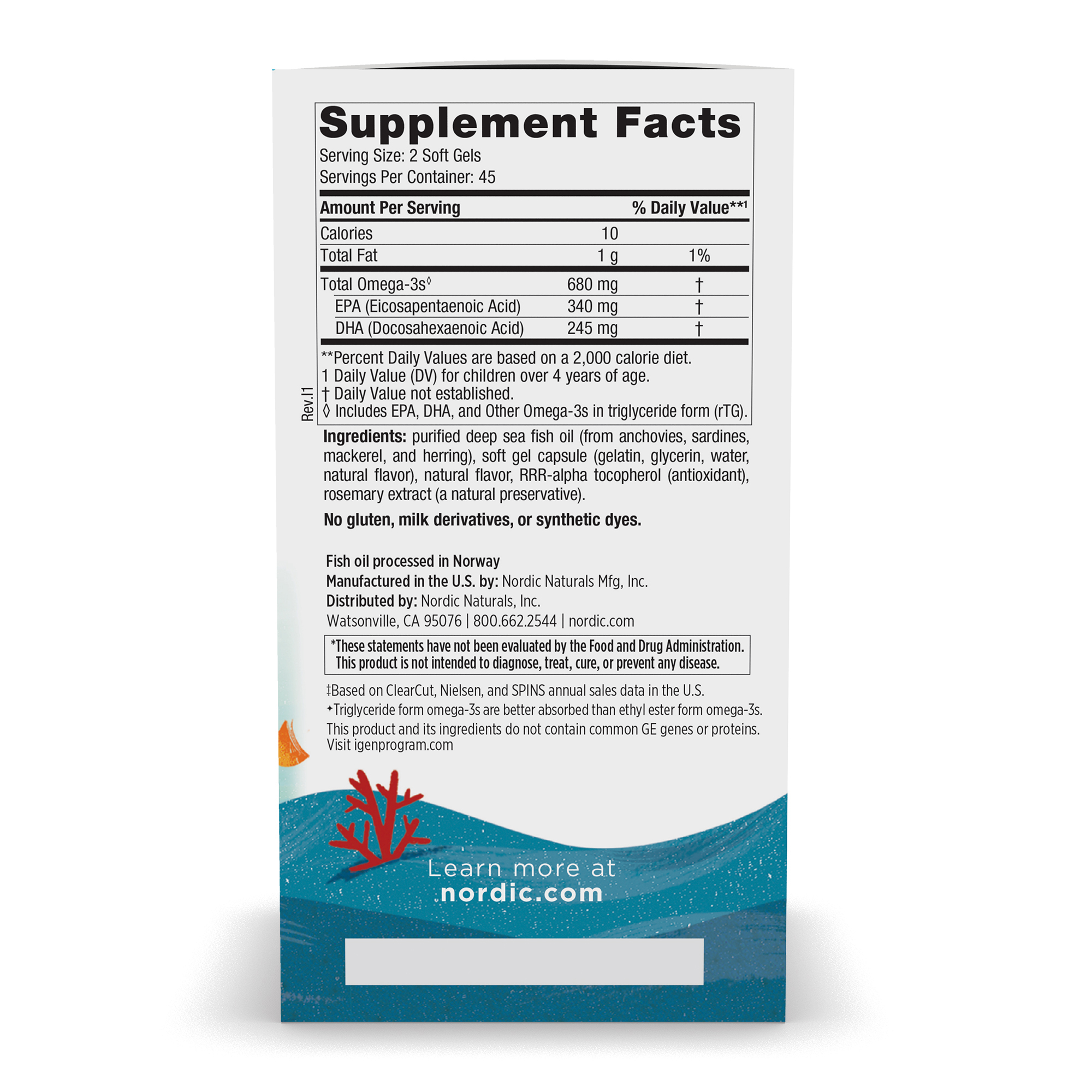 Ultimate Omega Junior | 680 mg Omega-3s | Nordic Naturals