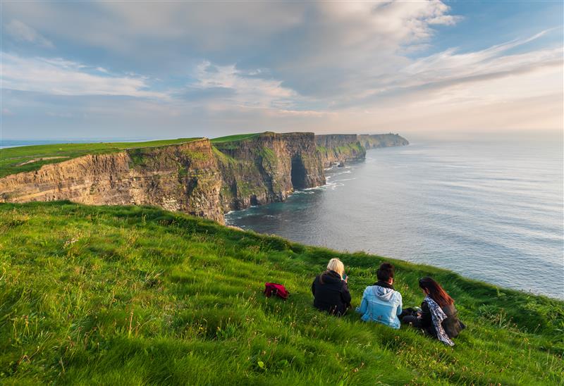 Friends at the Cliffs of Moher