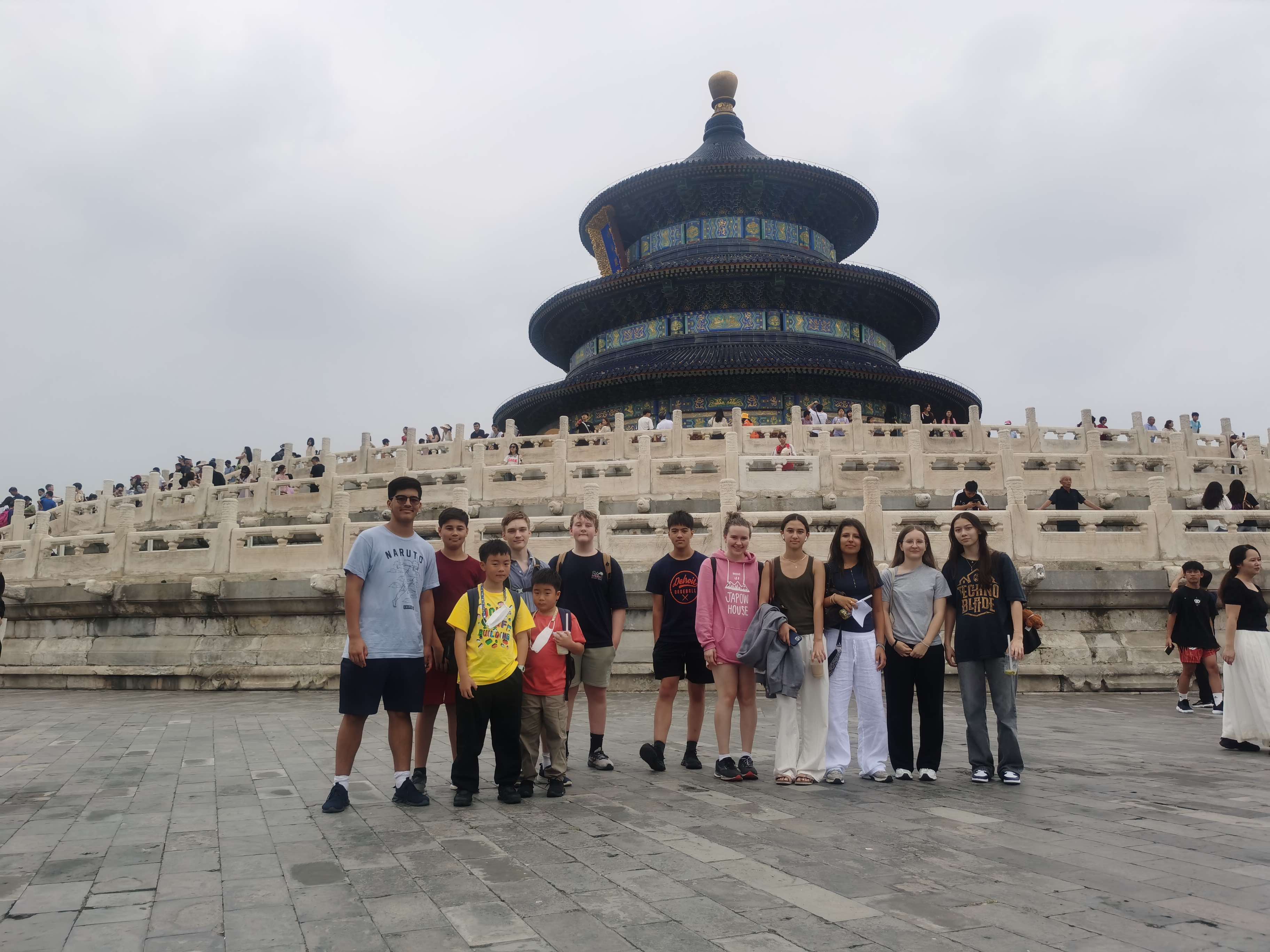 Students during excursion Beijing