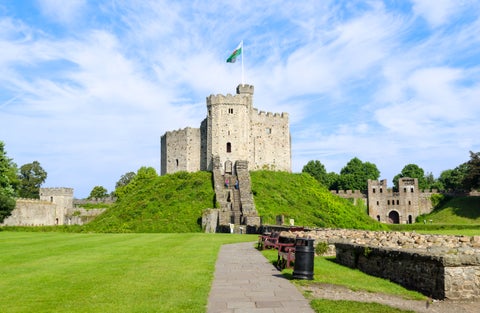 Conwy Castle in Cardiff Wales