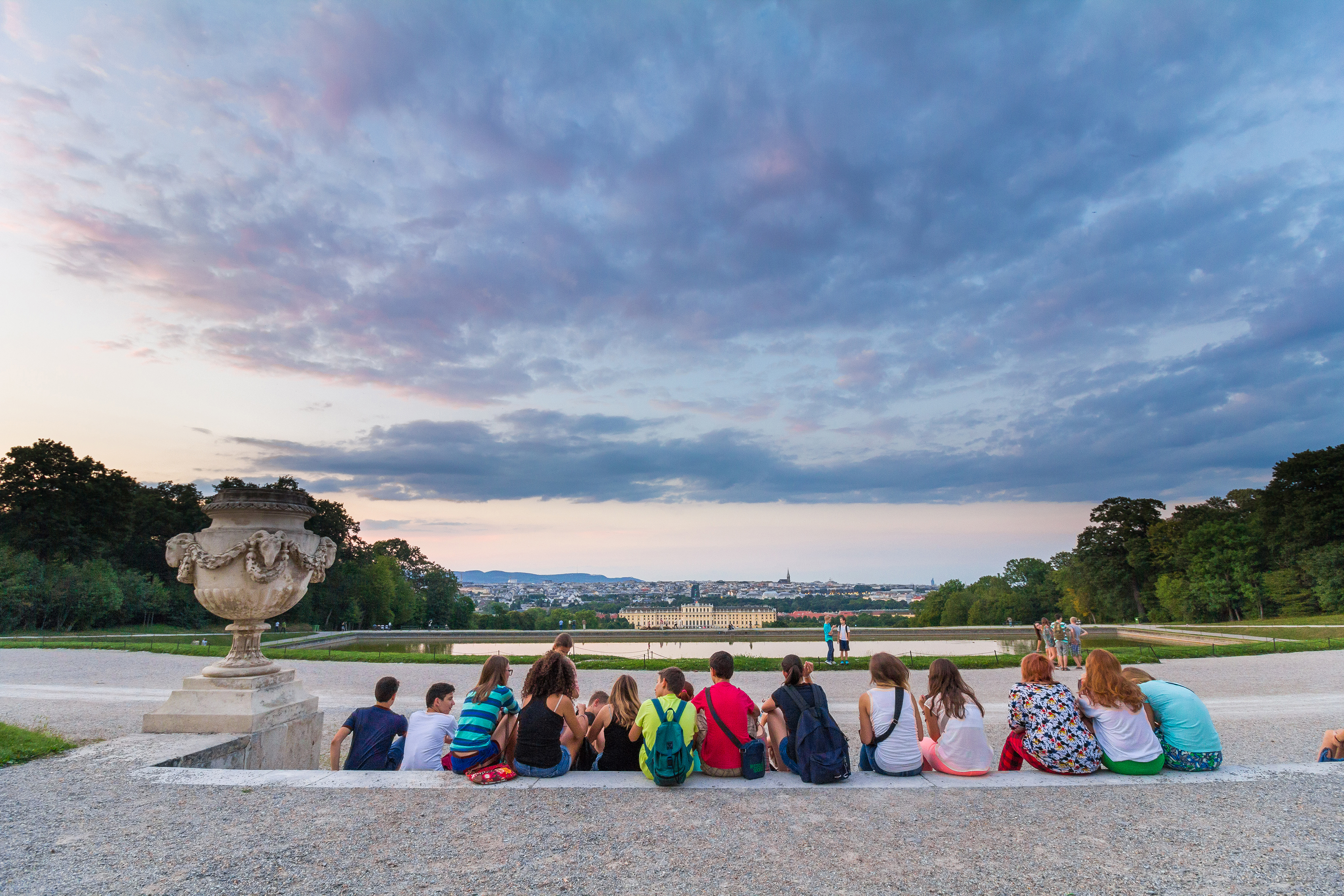 Students during an excursion