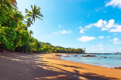White-sand Beach at San José, Coronado, Costa Rica