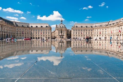 Miroir d'Eau in Bordeaux, France