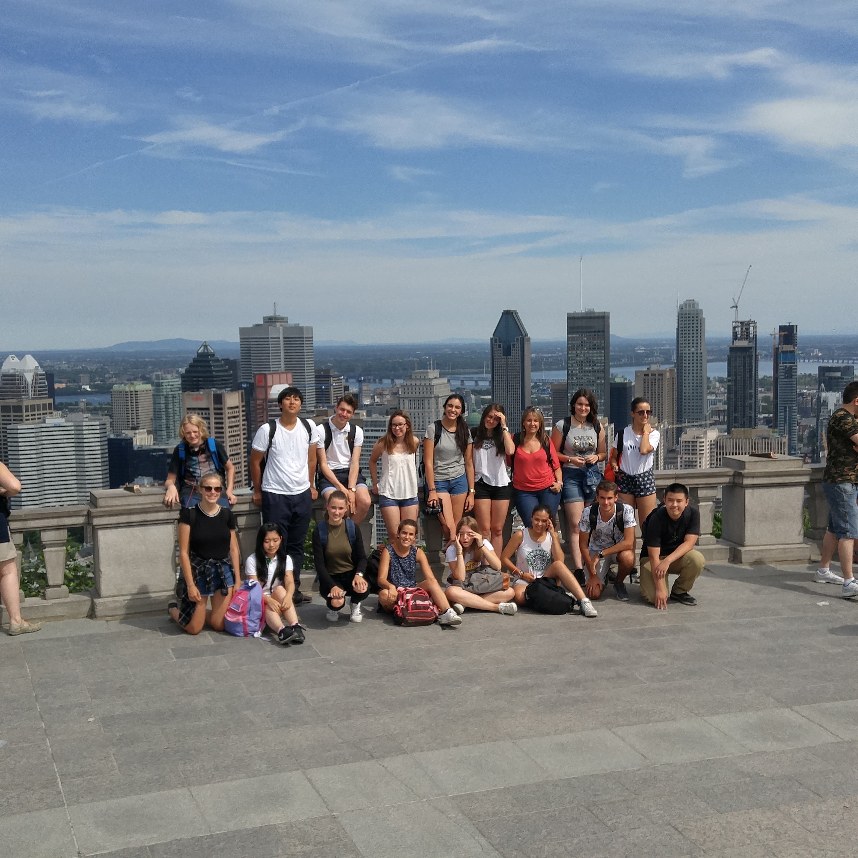 Students in Mont Royal Montreal