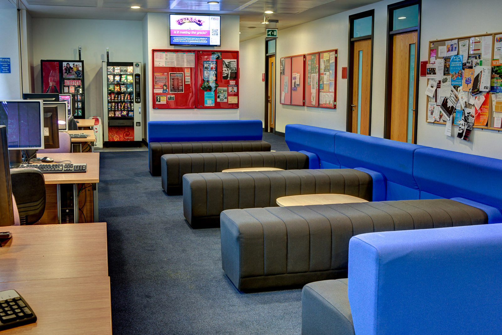 Computer room at the school