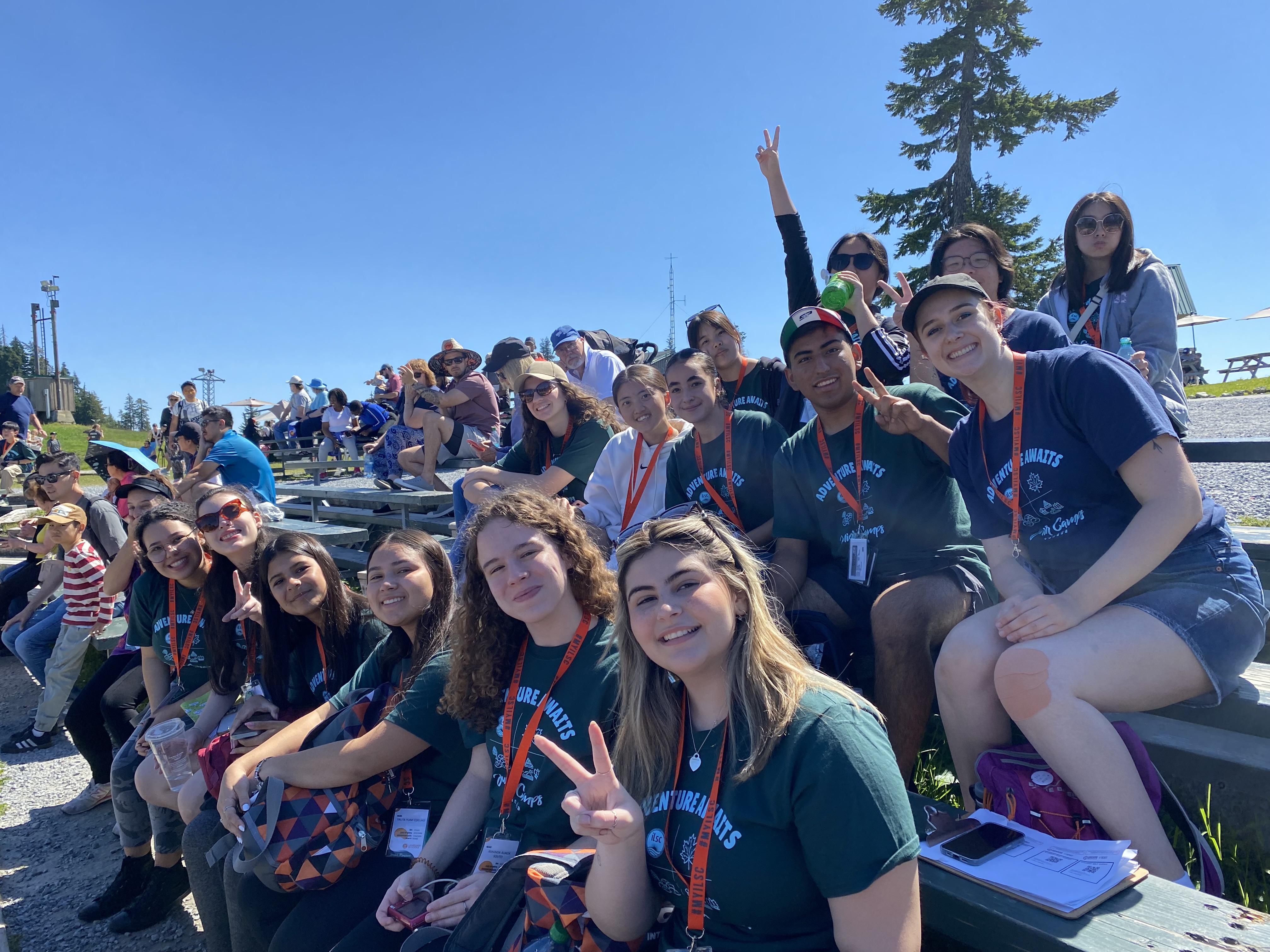 Students during group activity in Vancouver