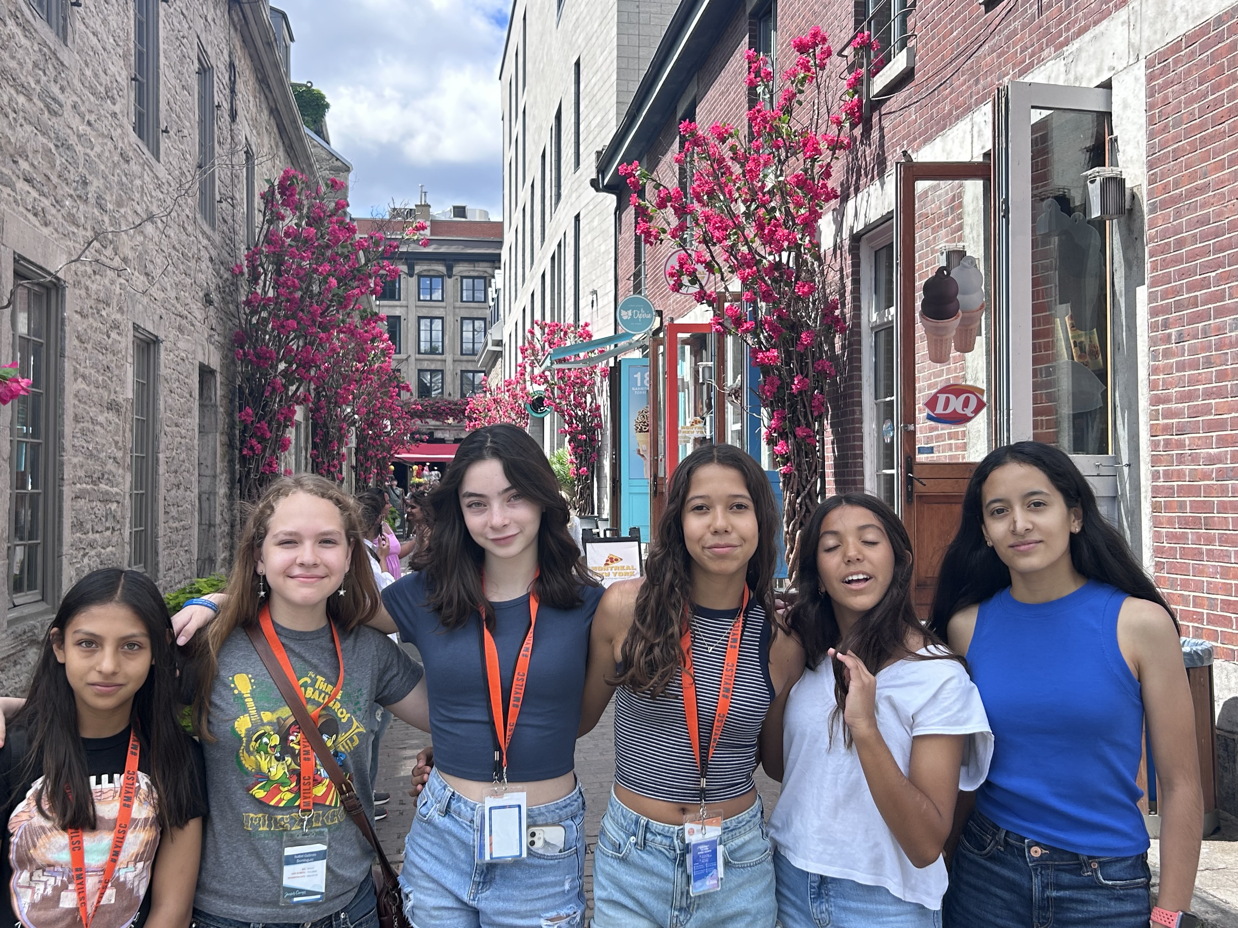 Students during excursion Montreal