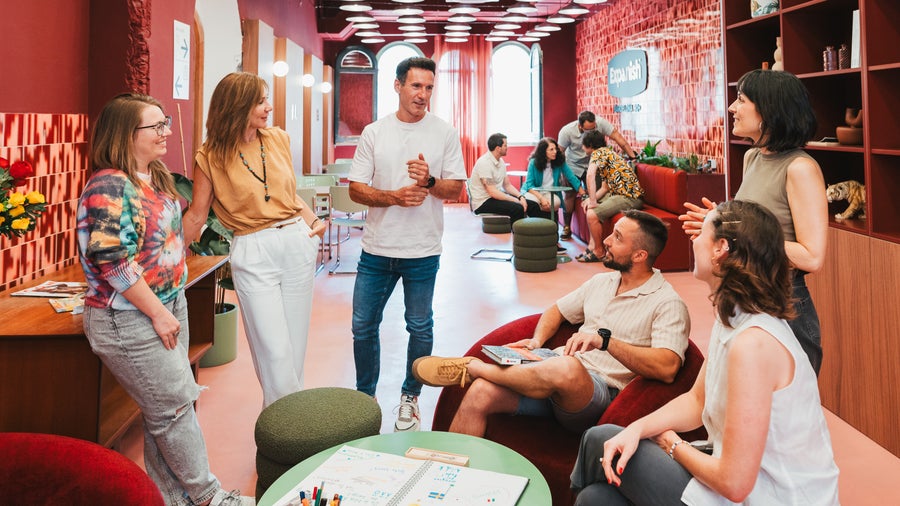 Common room at Expanish 30+ Barcelona