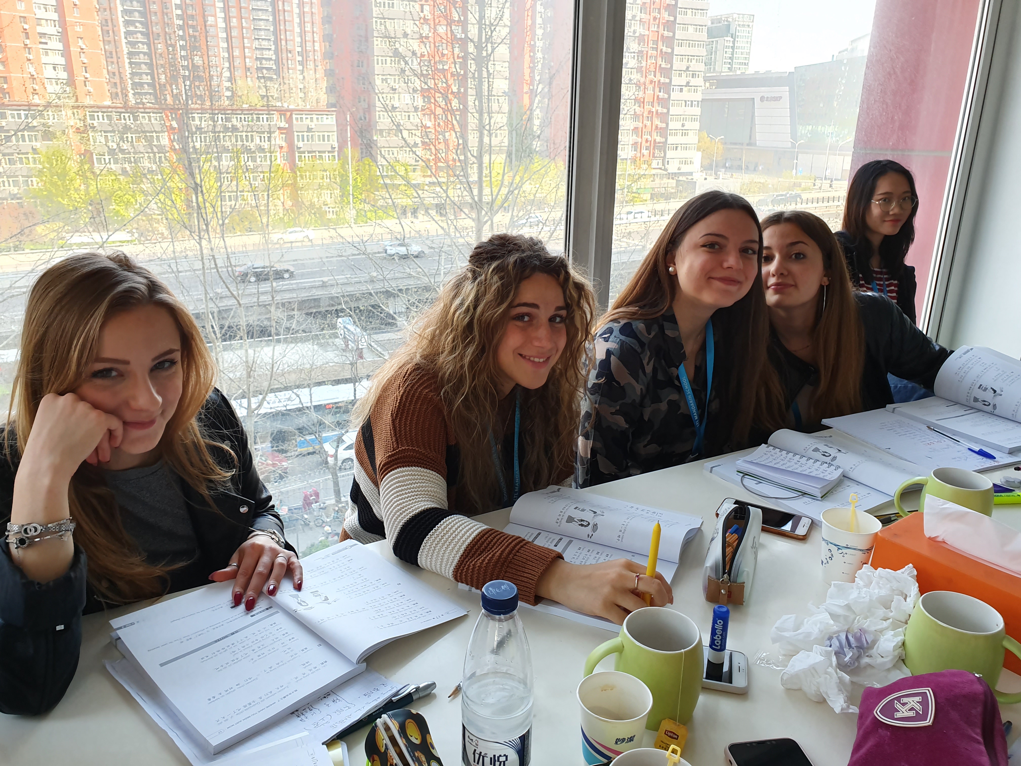 A group of students during a lesson in LTL Singapore