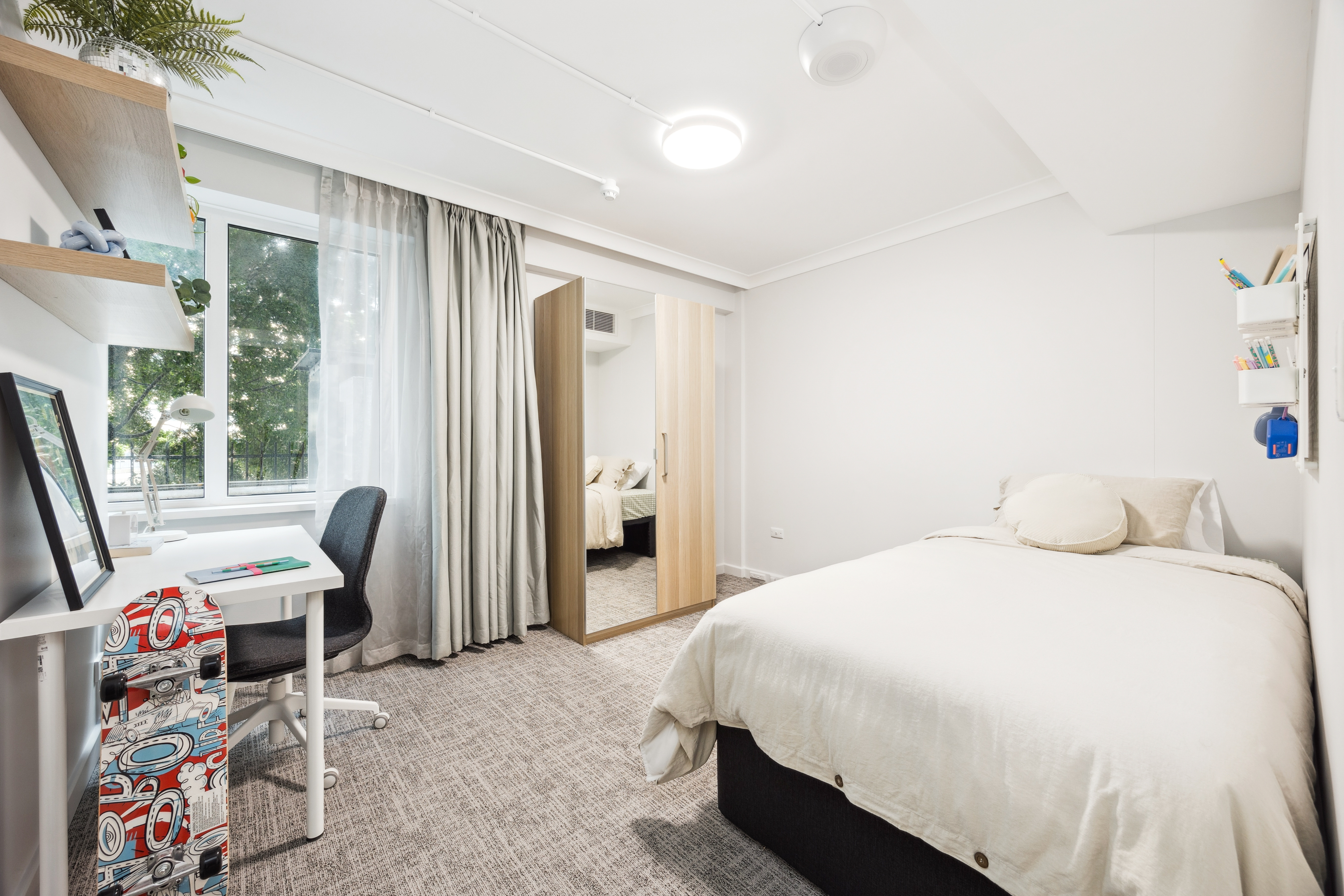 Bedroom at the Juno House residence