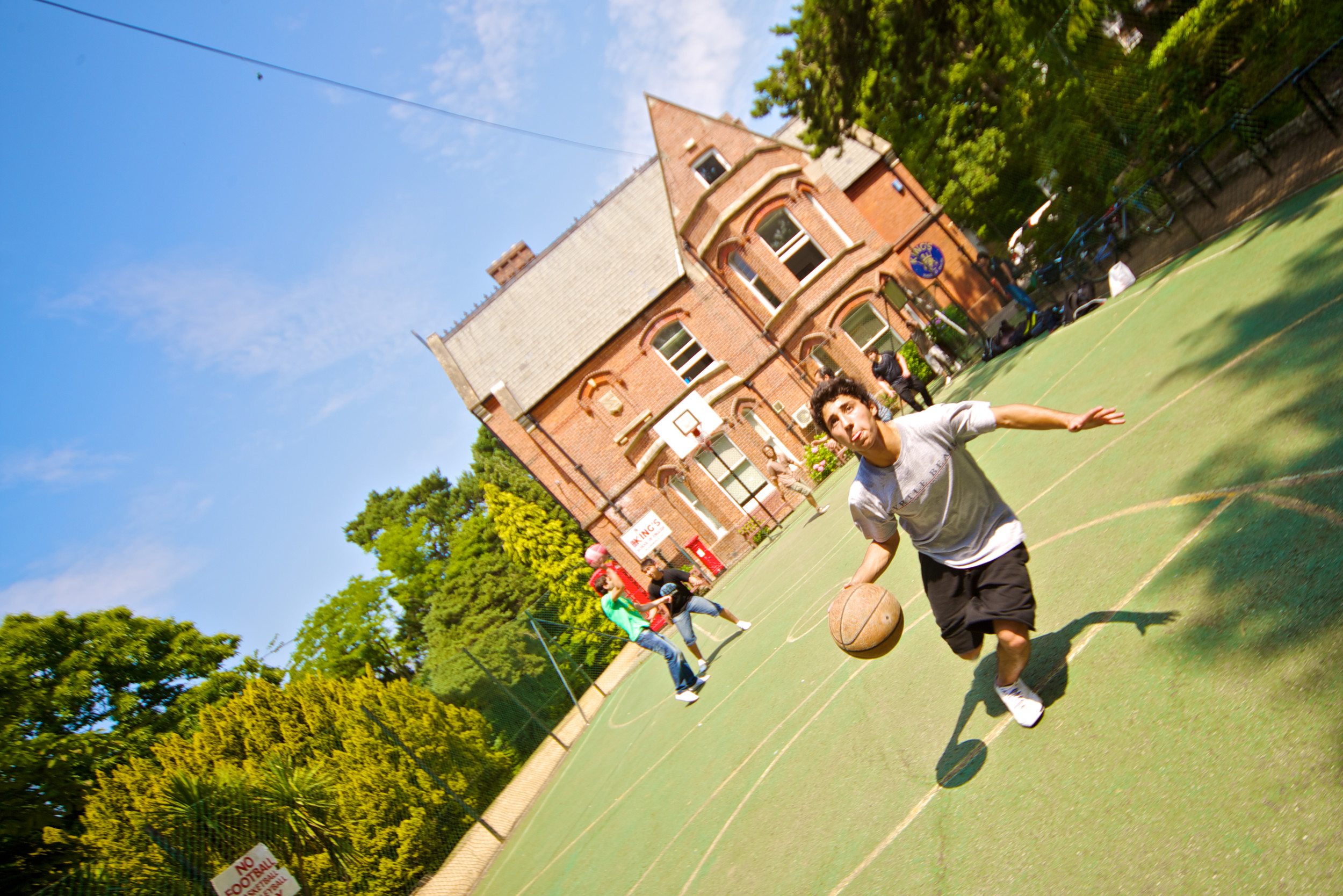 Basketball court at Kings Bournemouth