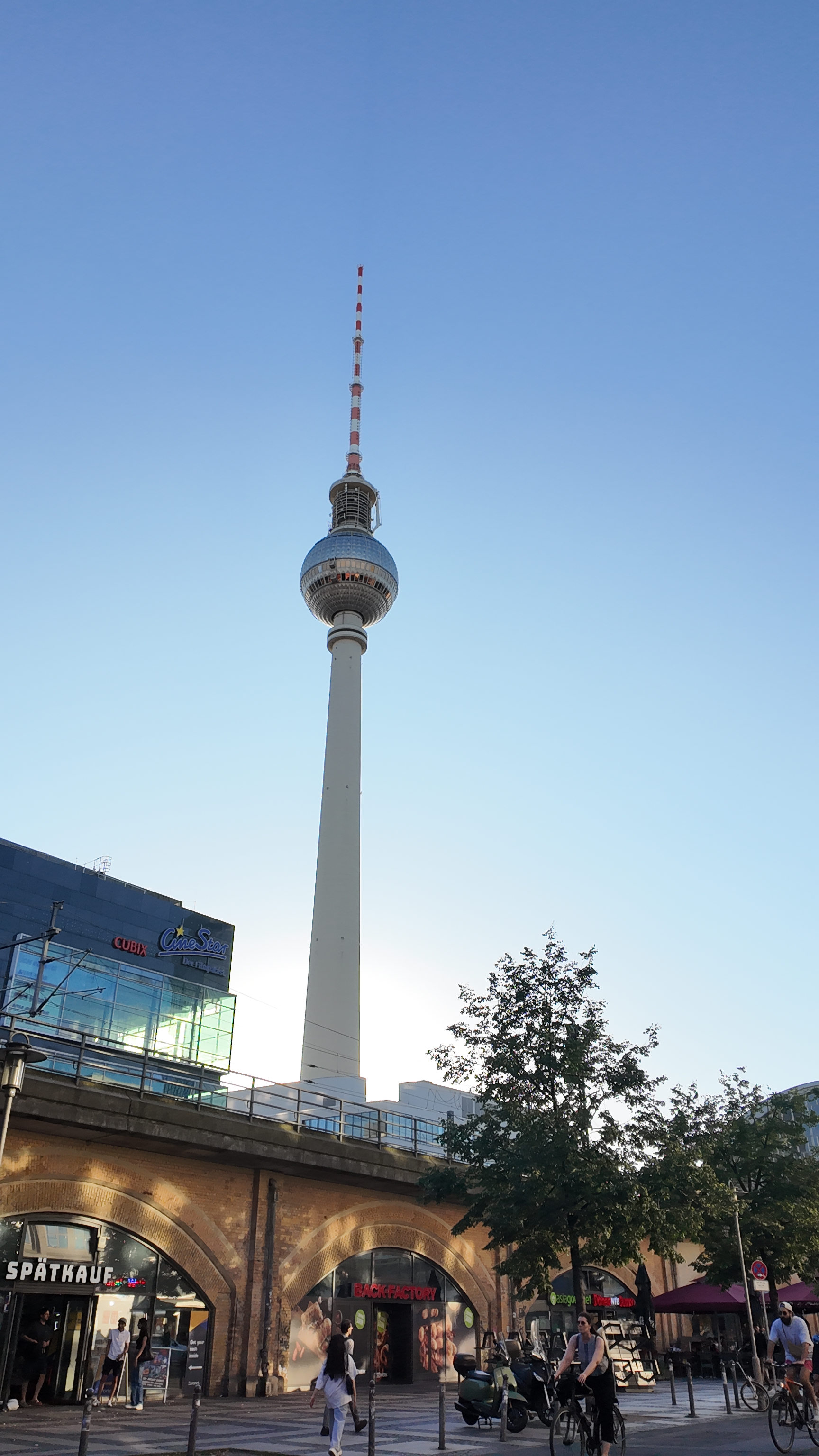 Berlin TV Tower photographed by an international student exploring the city