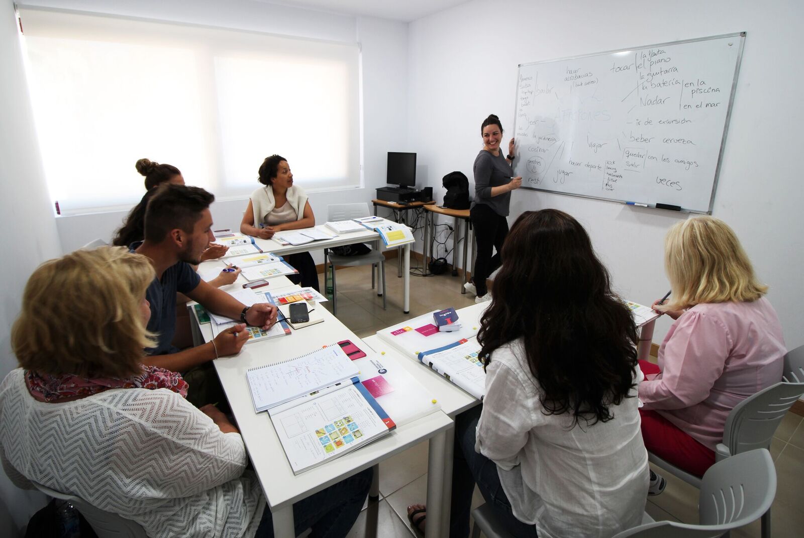 Spanish lesson at CLIC Cadiz