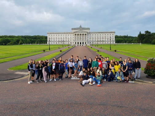 Students during excursion to Castle