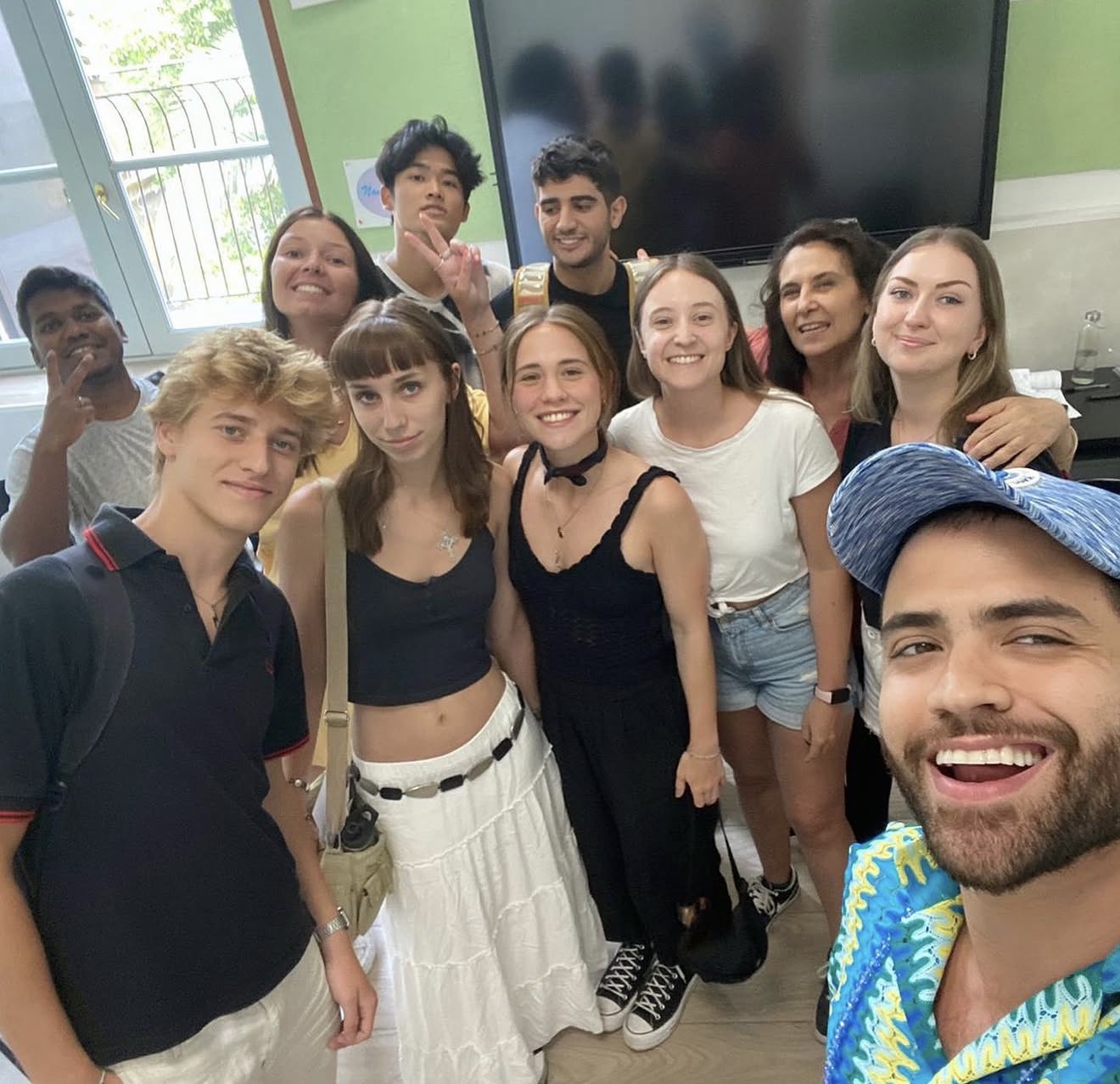 A group of students at the International House Dilit Young Adults