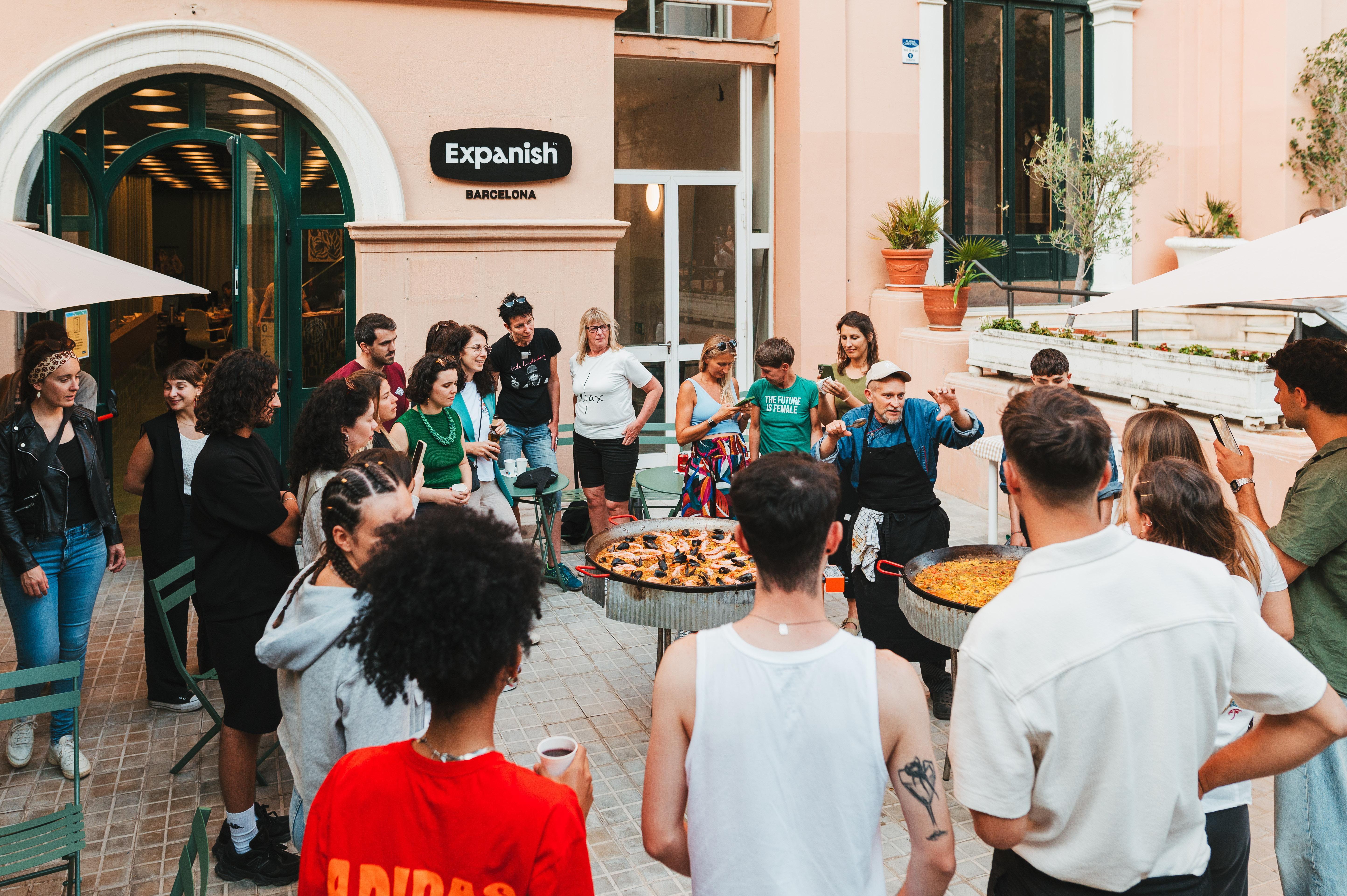 Paella activity in Expanish Barcelona