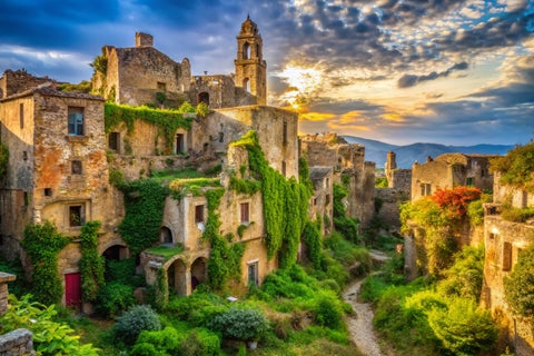 Historic landmark in Sanremo, Italy
