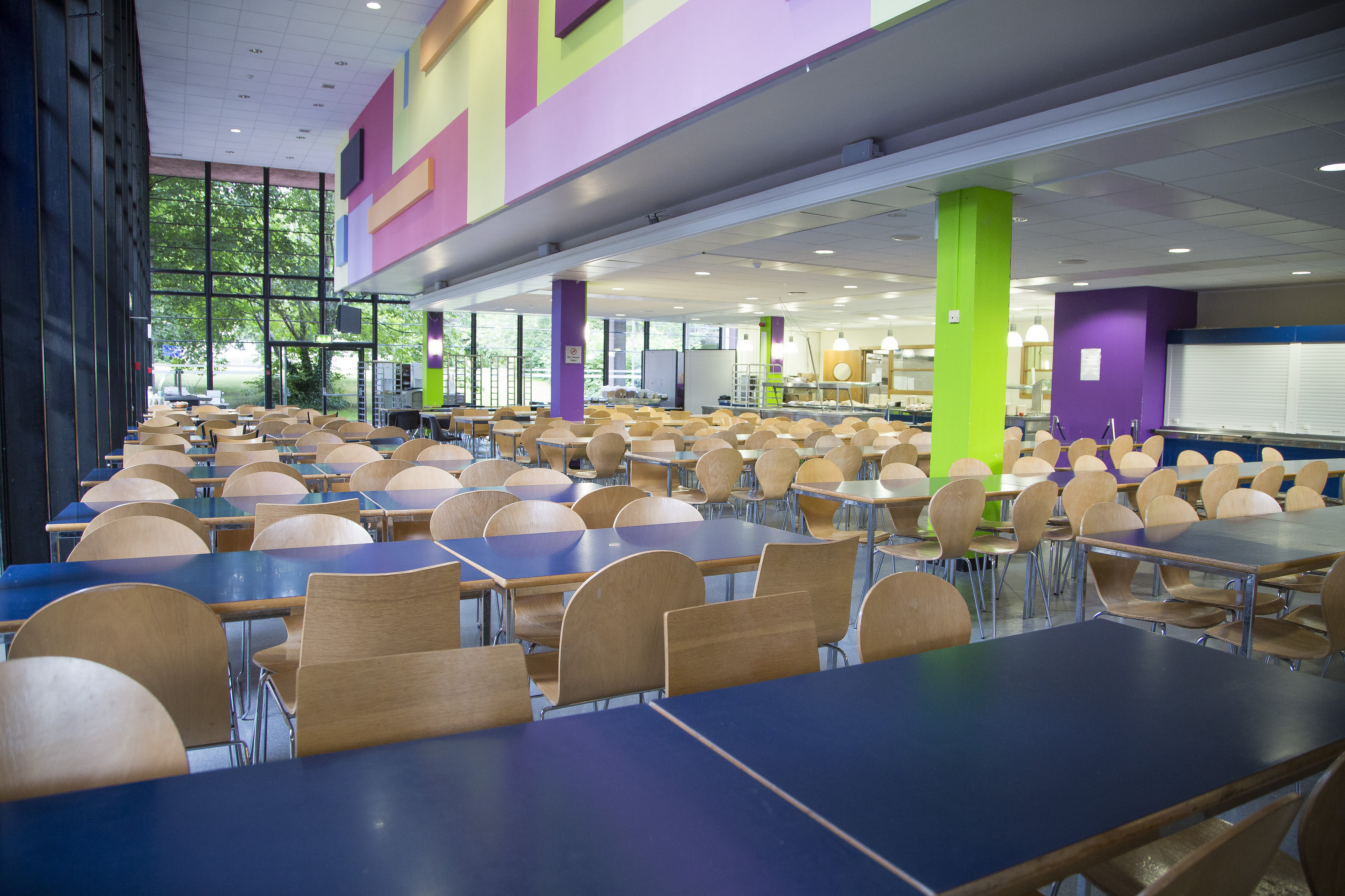 Dining hall at the school