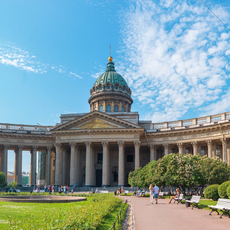 Historic landmark in Saint Petersburg in Russia