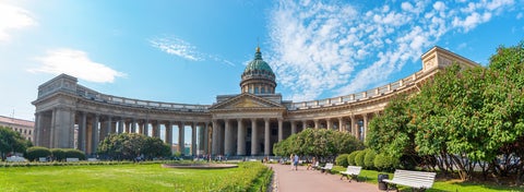 Historic landmark in Saint Petersburg in Russia